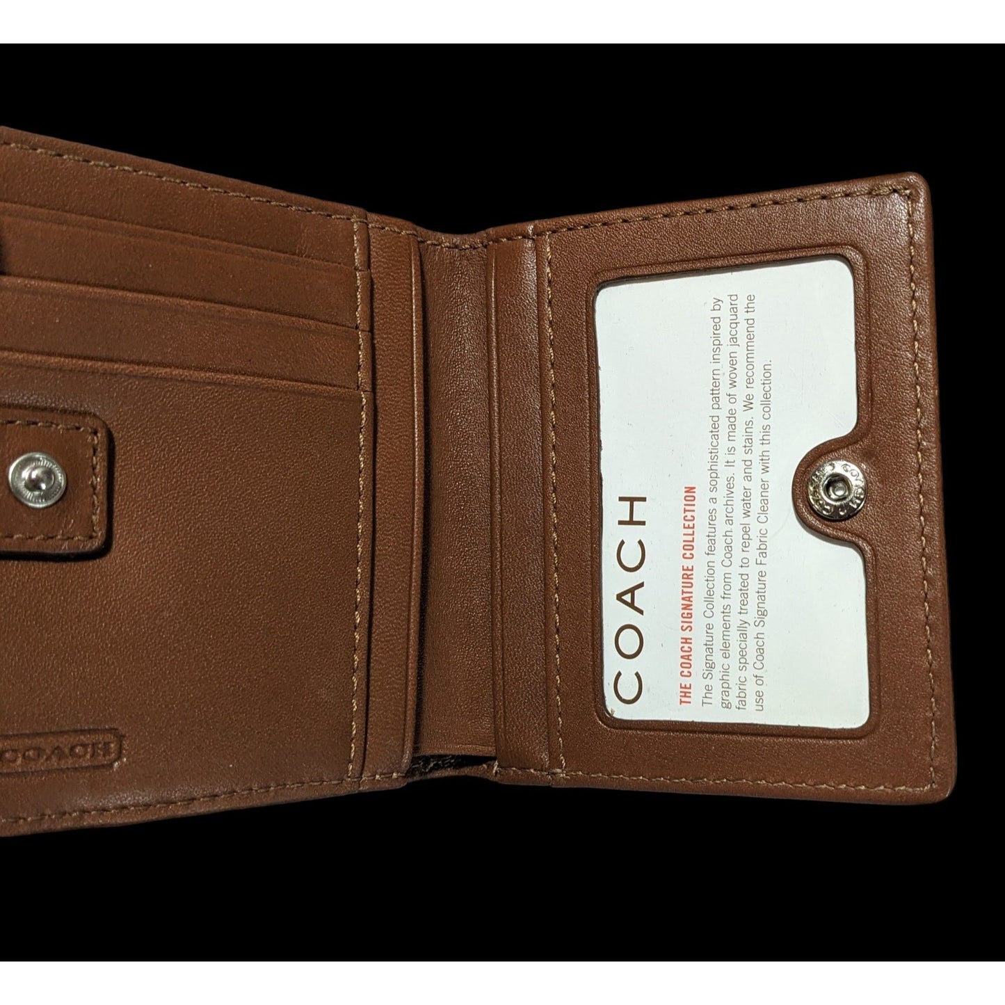 Coach Signature Collection Bifold Wallet