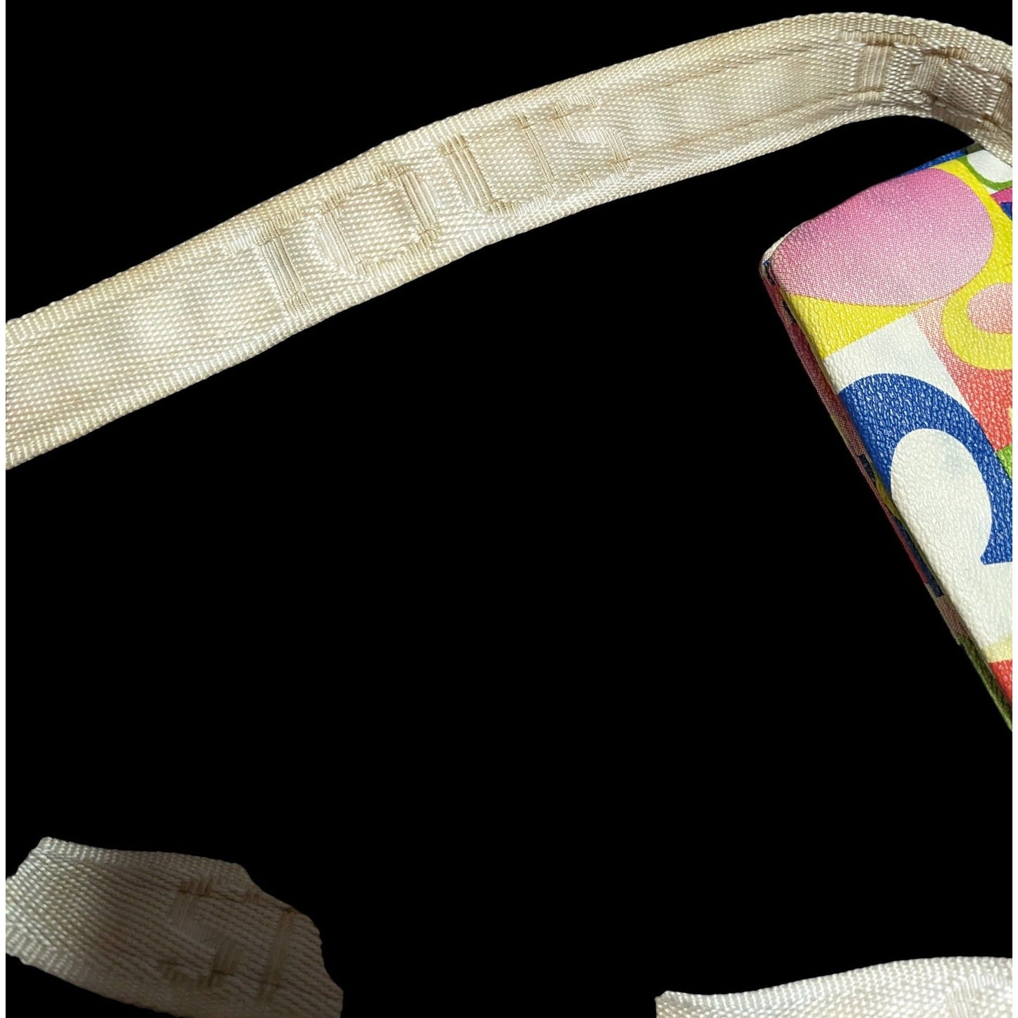 Tous Fold Over Zip Rainbow Crossbody Bag