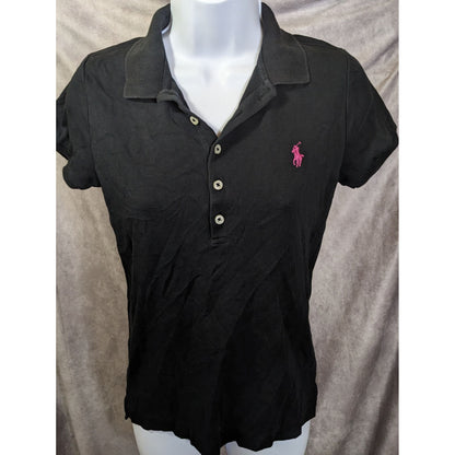 Ralph Lauren Sport Black Polo Shirt
