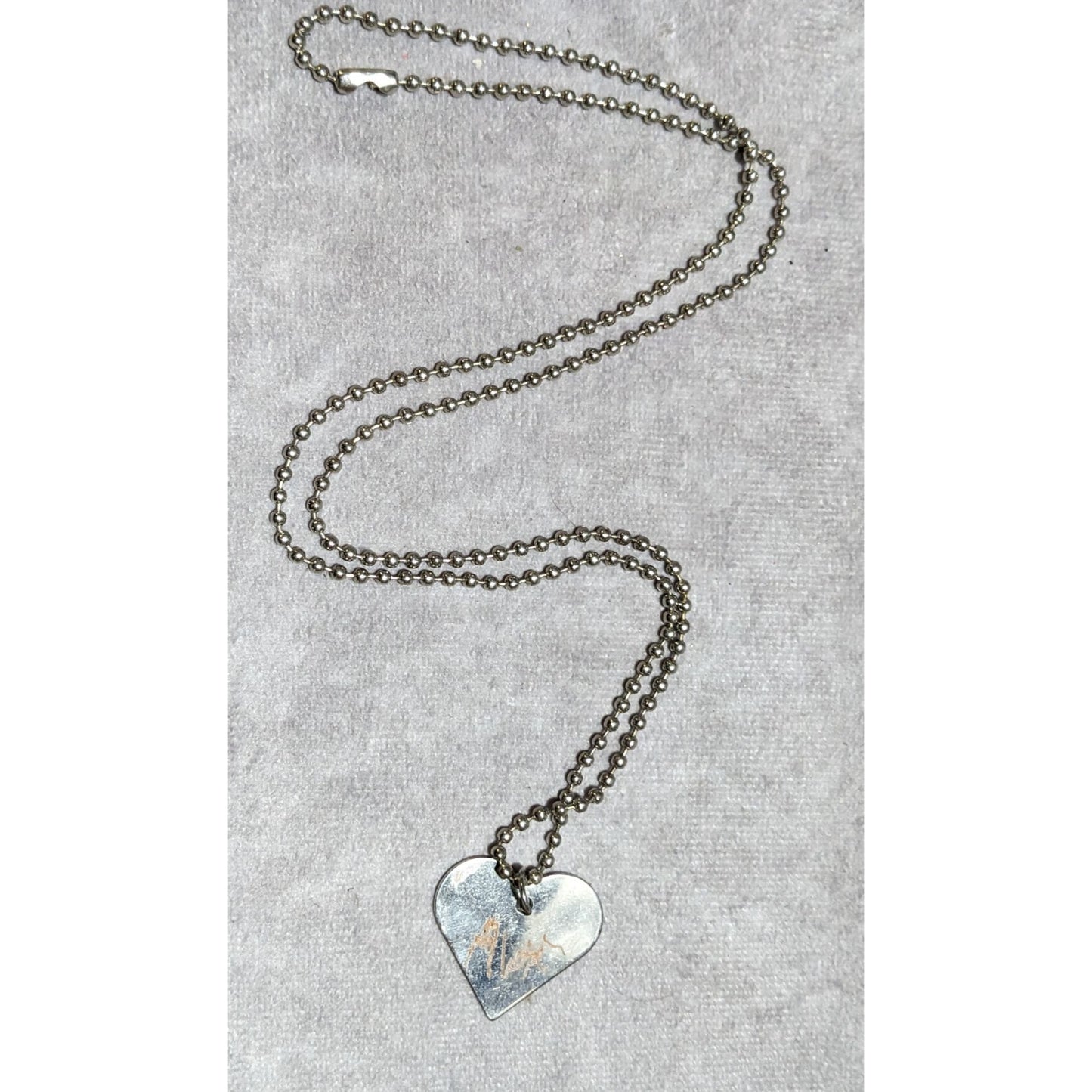 Handmade Heart AVF Necklace