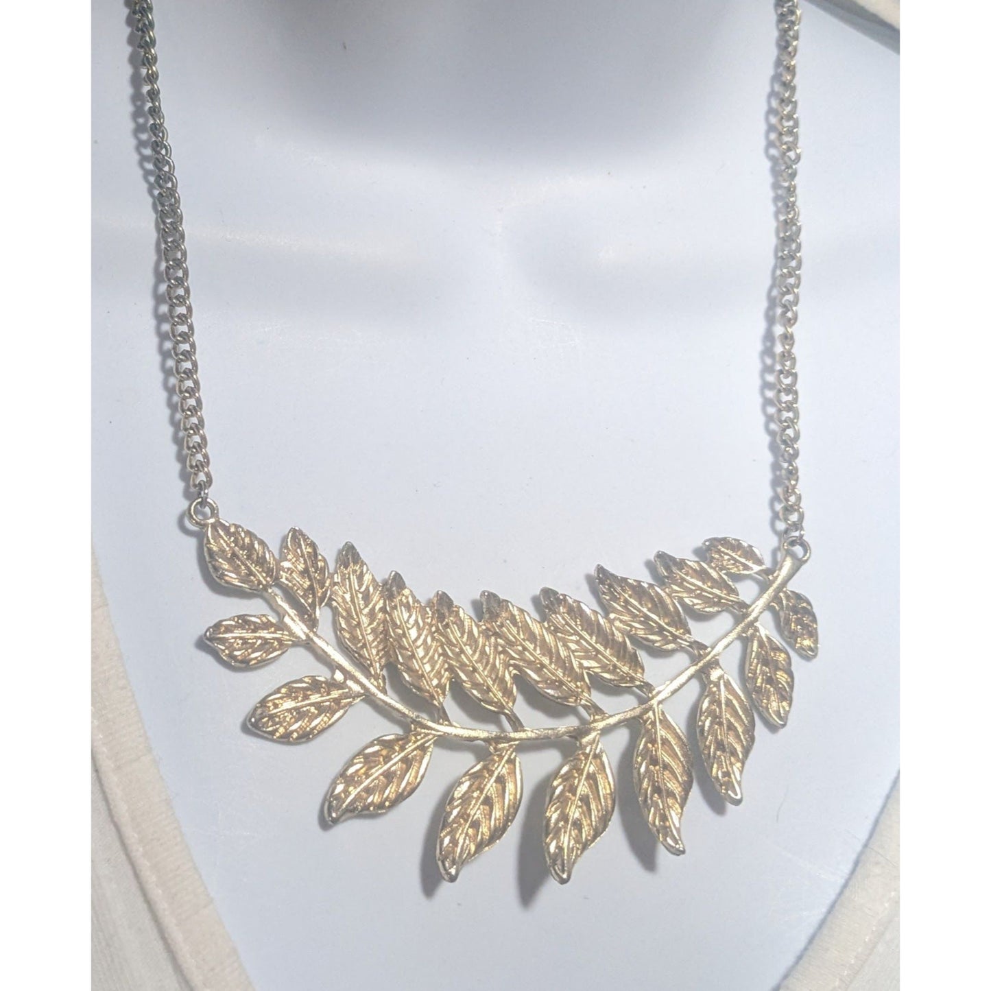 Etcetera Gold Leaf Necklace