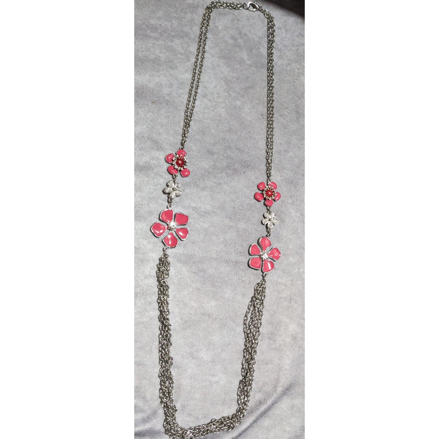 Retro Floral Chain Necklace