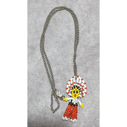 Vintage Southwestern Beaded Doll Necklace