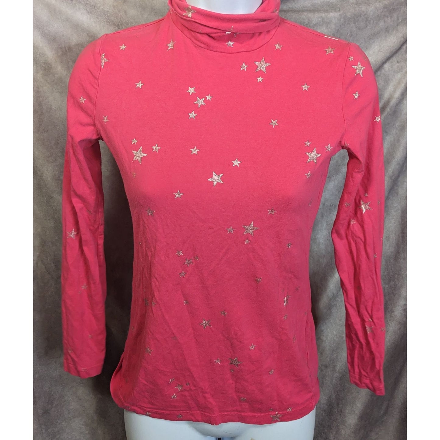 Cherokee Pink Star Turtleneck