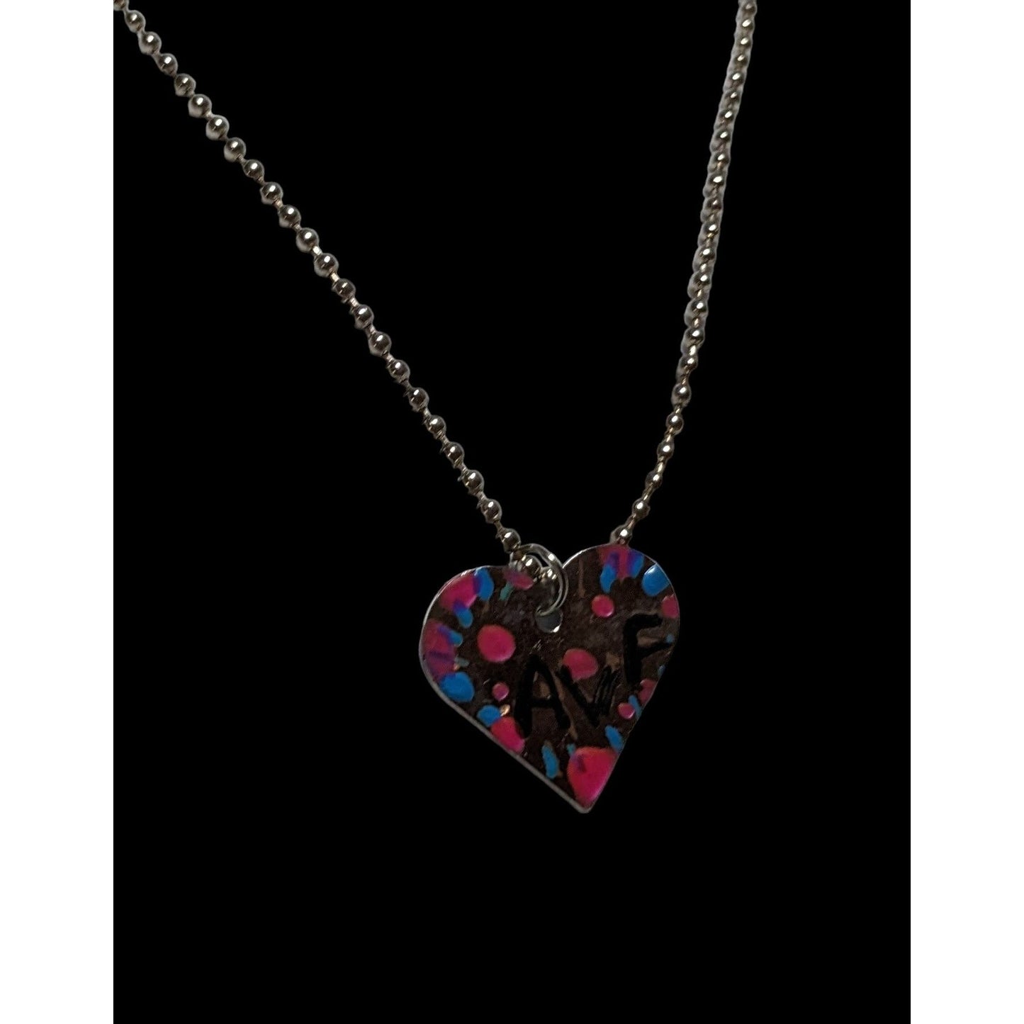 Handmade Heart AVF Necklace