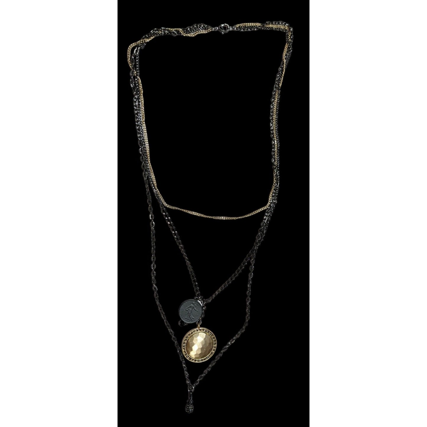 Multilayer Medallion Necklace