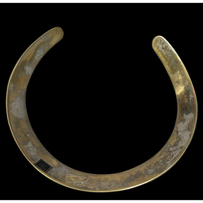 Vintage Brass Collar Necklace Handcrafted In India Statement Piece