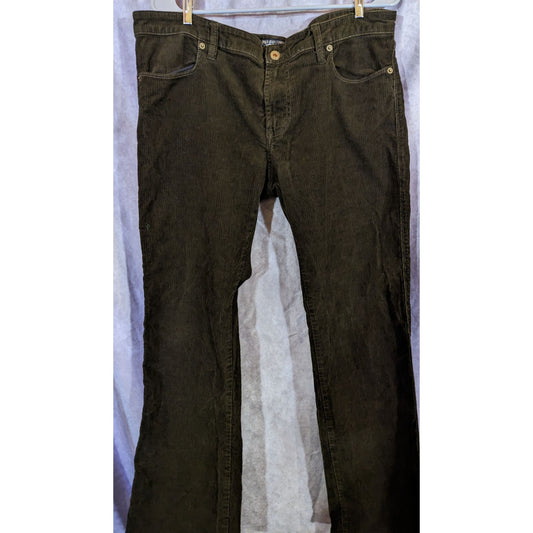 Polo Jeans By Ralph Lauren Vintage 90s Corduroy Pants Brown Size 14x32