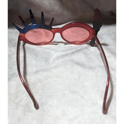 Lady Liberty Red And Blue Fashion Sunglasses