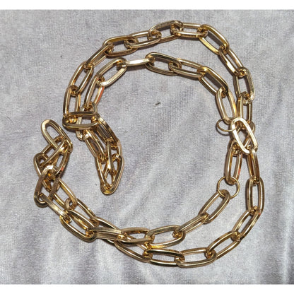 Glam Large Link Heavy Gold Chain Necklace