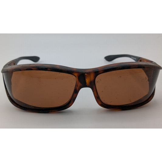 Live Eyewear WS413C Tortoise Fit-Over Wraparound Sunglasses Small-Medium