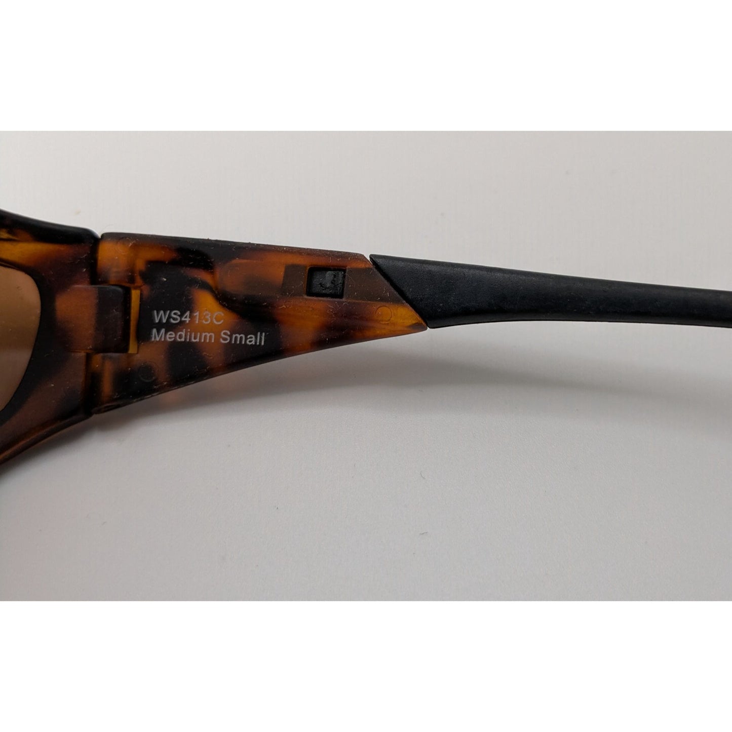 Live Eyewear WS413C Tortoise Fit-Over Wraparound Sunglasses Small-Medium