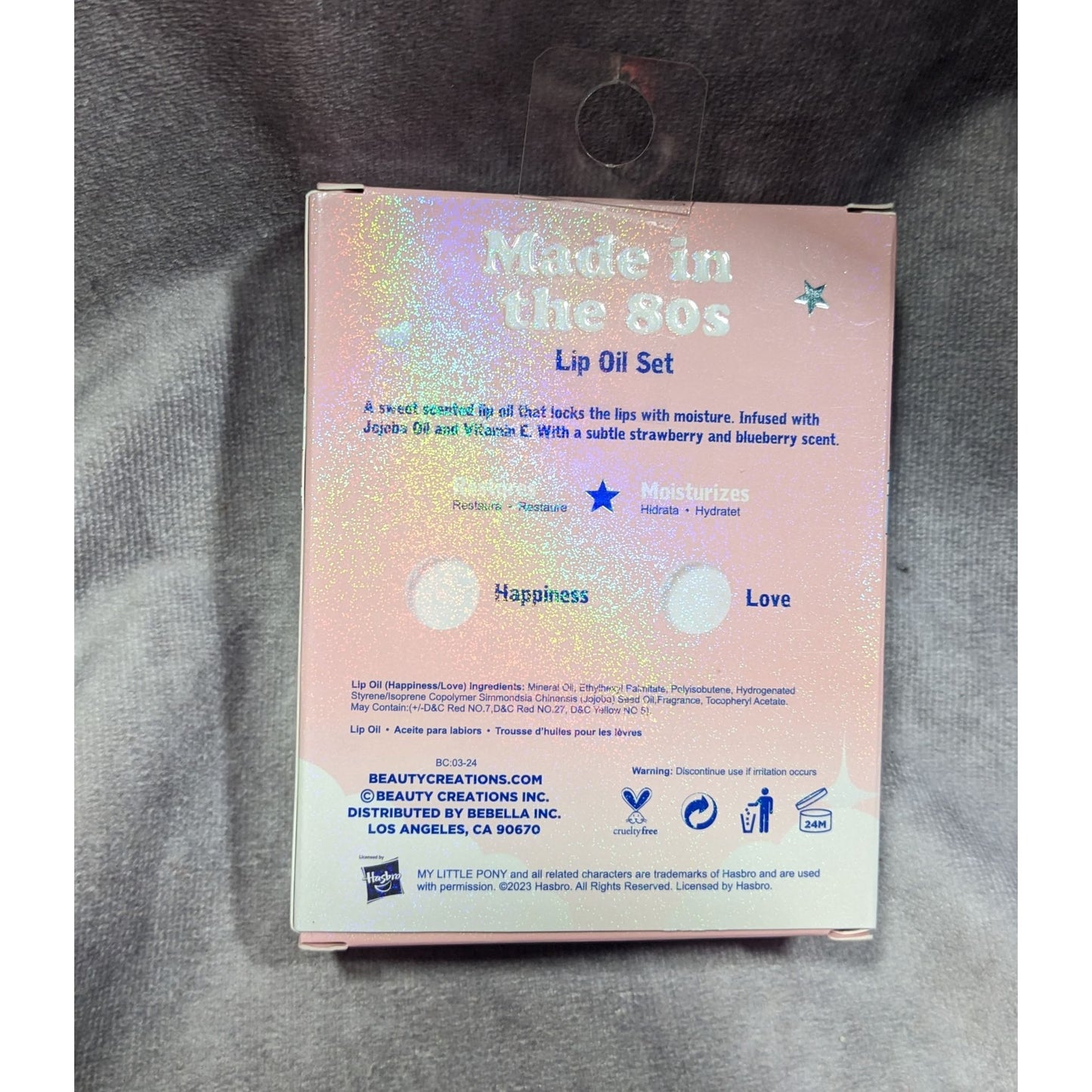 Beauty Creations My Little Pony Made In The 80s Lip Oil Set