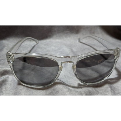 Foster Grant Clear Frame Mirror Lens Sunglasses