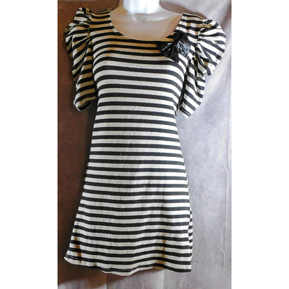 Miss Line Paris 80's Style Striped Dress.