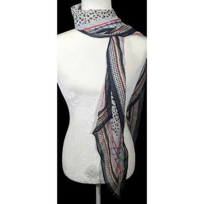 Preppy Multi Pattern Super Soft Lightweight Scarf