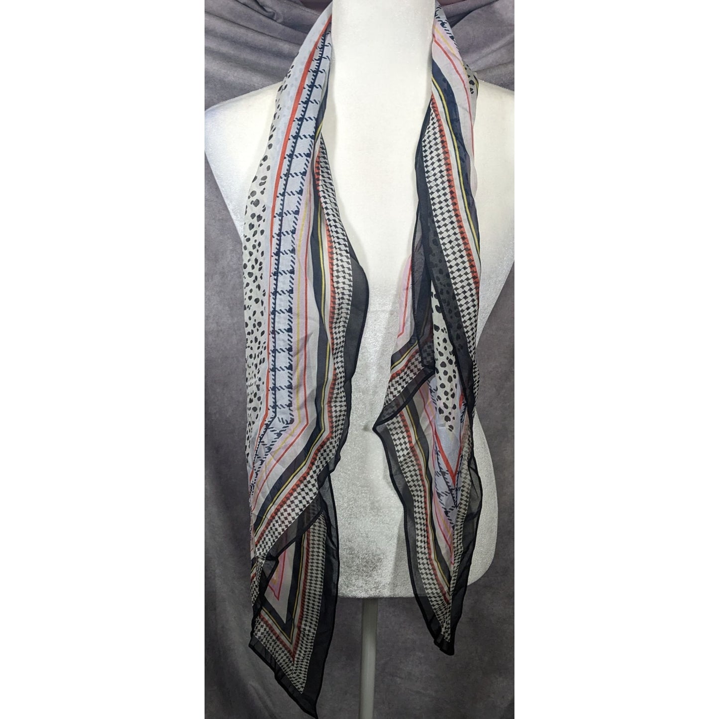 Preppy Multi Pattern Super Soft Lightweight Scarf