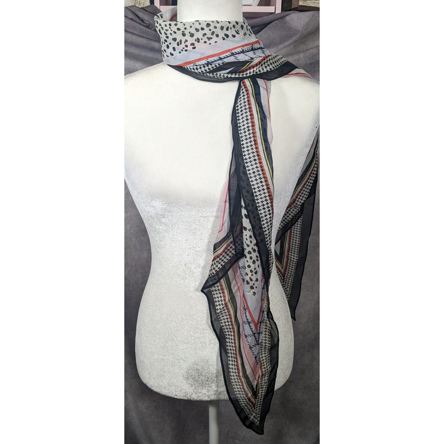 Preppy Multi Pattern Super Soft Lightweight Scarf