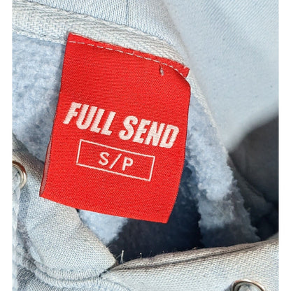 Nelkboys Full Send Light Blue Hoodie With Rainbow Letters