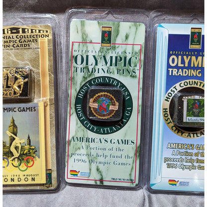 Vintage Unopened 1996 Atlanta Olympics Trading PIns
