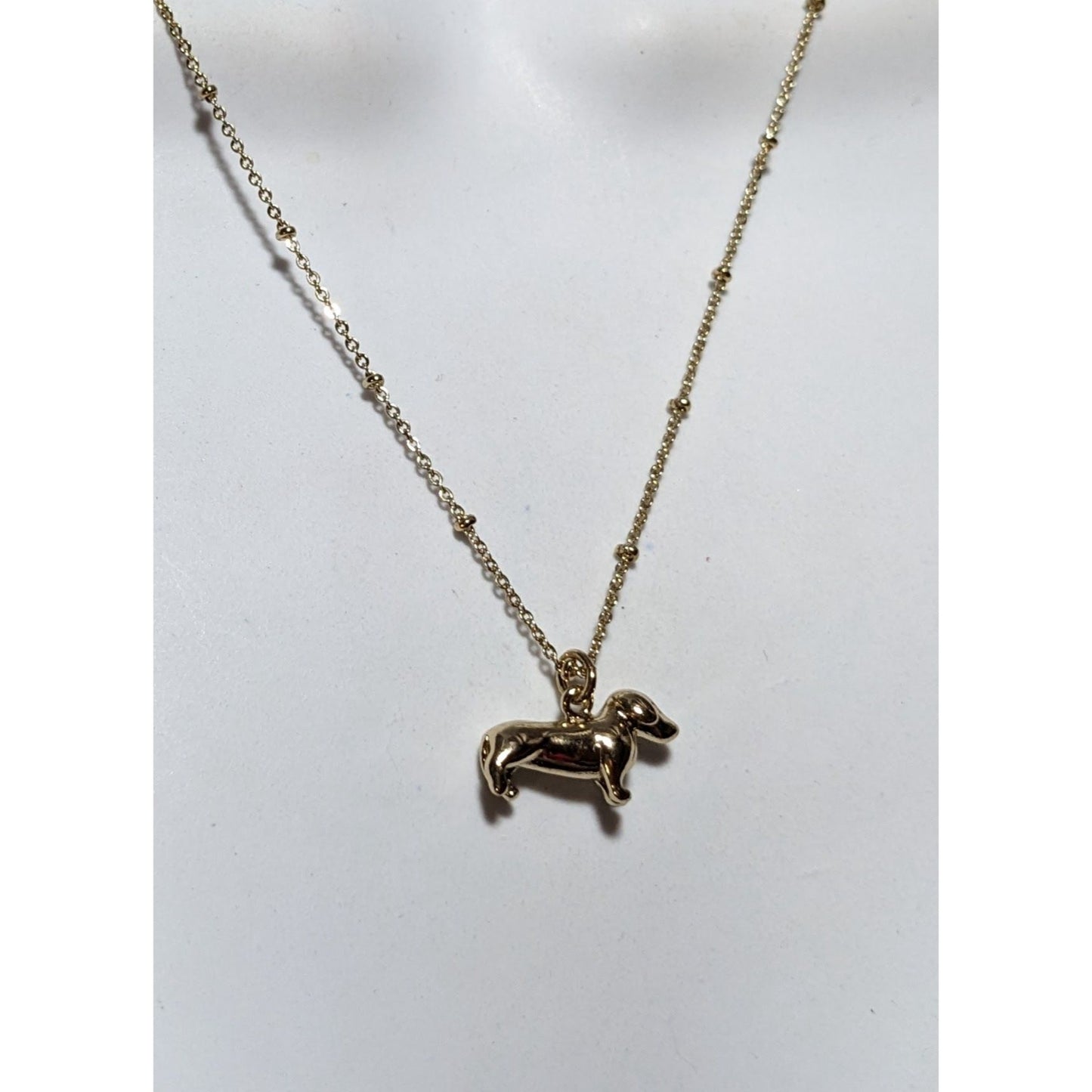 Lauren Conrad Gold Dachshund Necklace