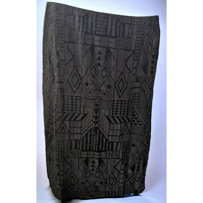 Sans Souci Gothic Geometric Burnt Velvet Skirt