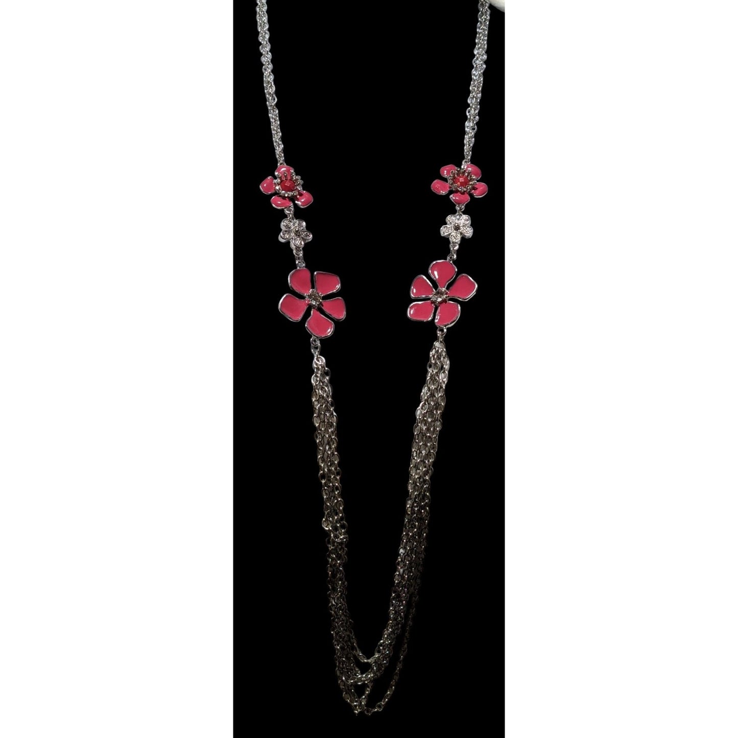 Retro Floral Chain Necklace