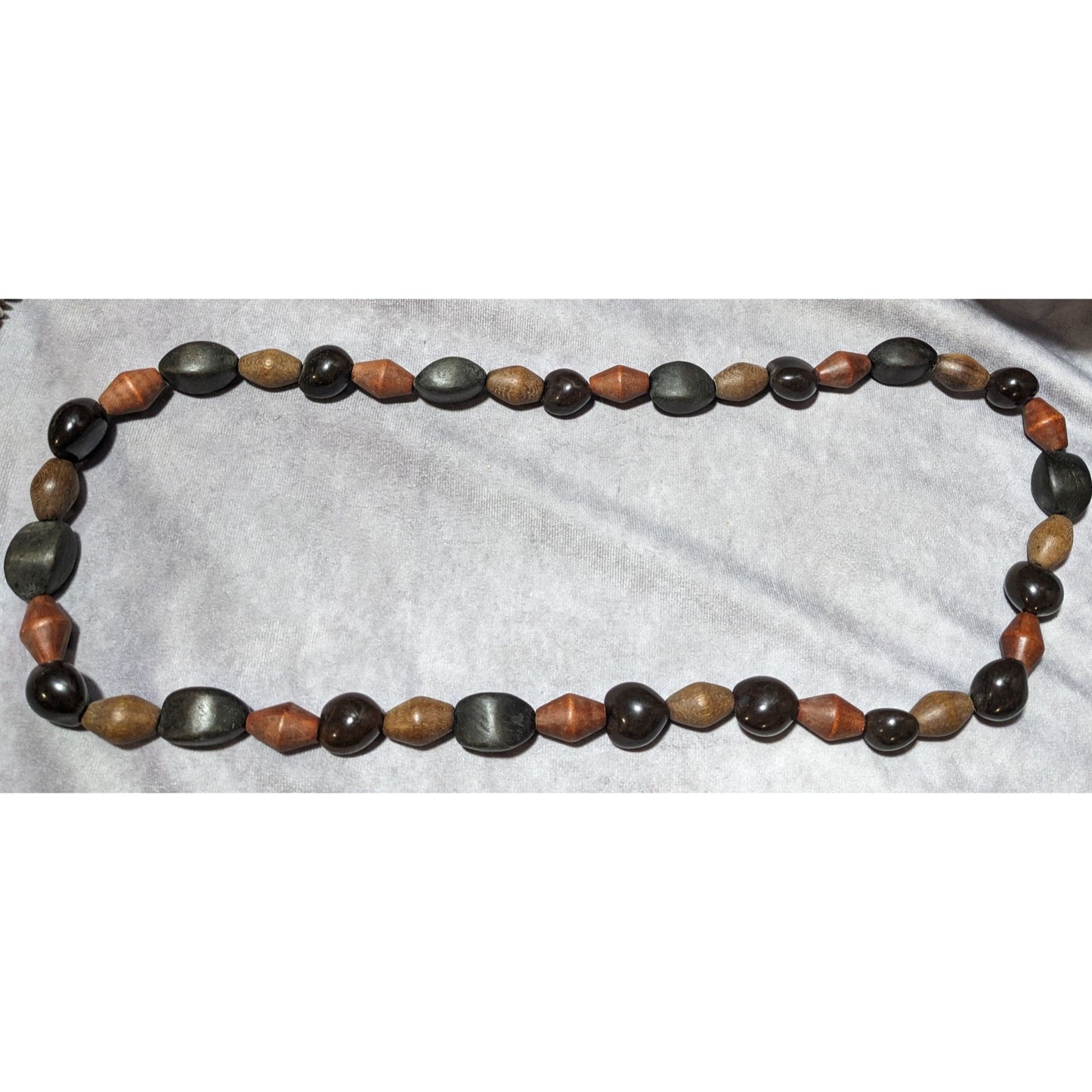 Chunky Wooden Beaded Necklace