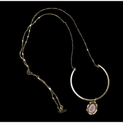 Serefina Gold Gemmed Necklace