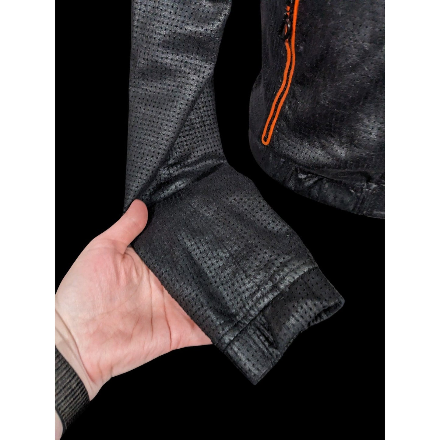 DGVI Black Casual Jacket With Printed Royal Crest Accents Size Small