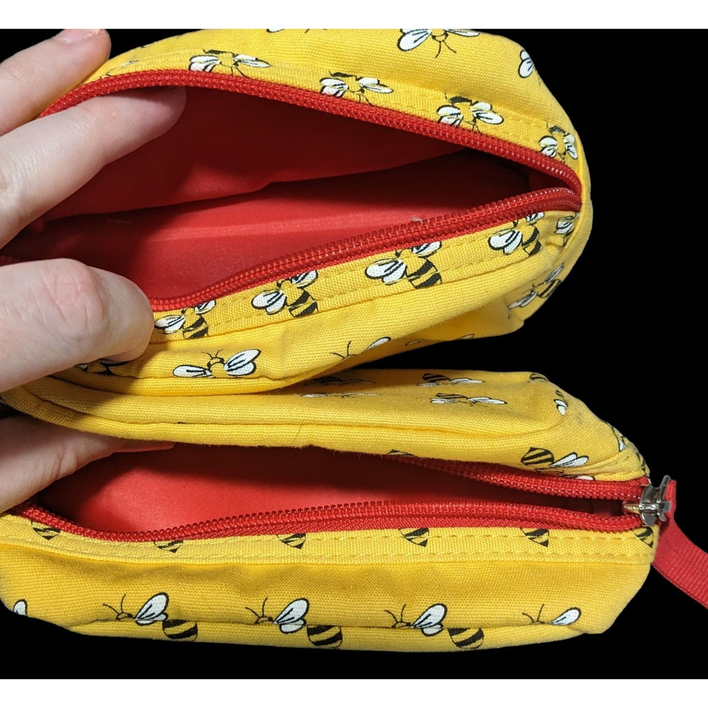 Yellow Bee Wristlet (2)