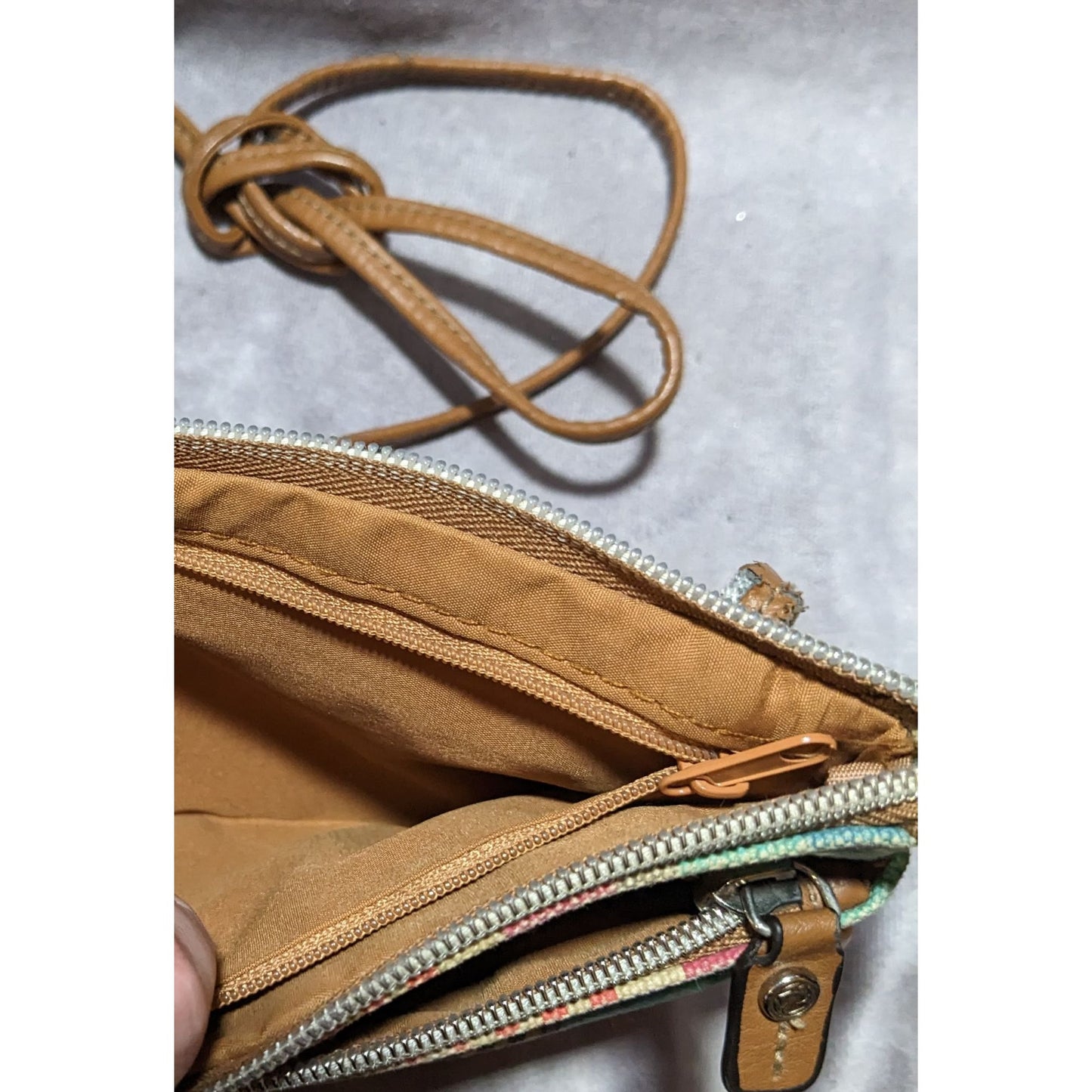 Relic Retro Rainbow Striped Crossbody Bag