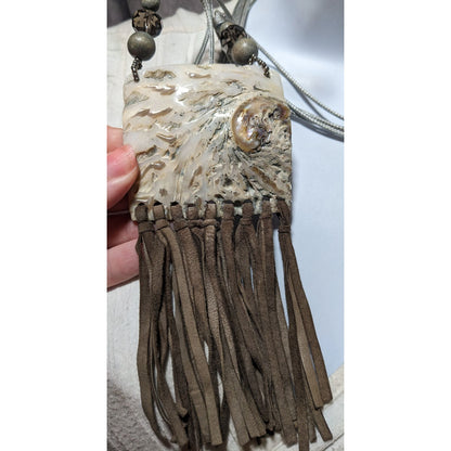 Retro Bohemian Natural Shell Fringe Necklace