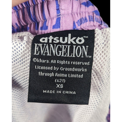 Evangelion Eva Unit Purple Shorts With Mesh Lining Size XS