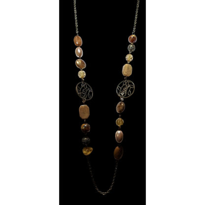 Bohemian Floral Earthy Necklace