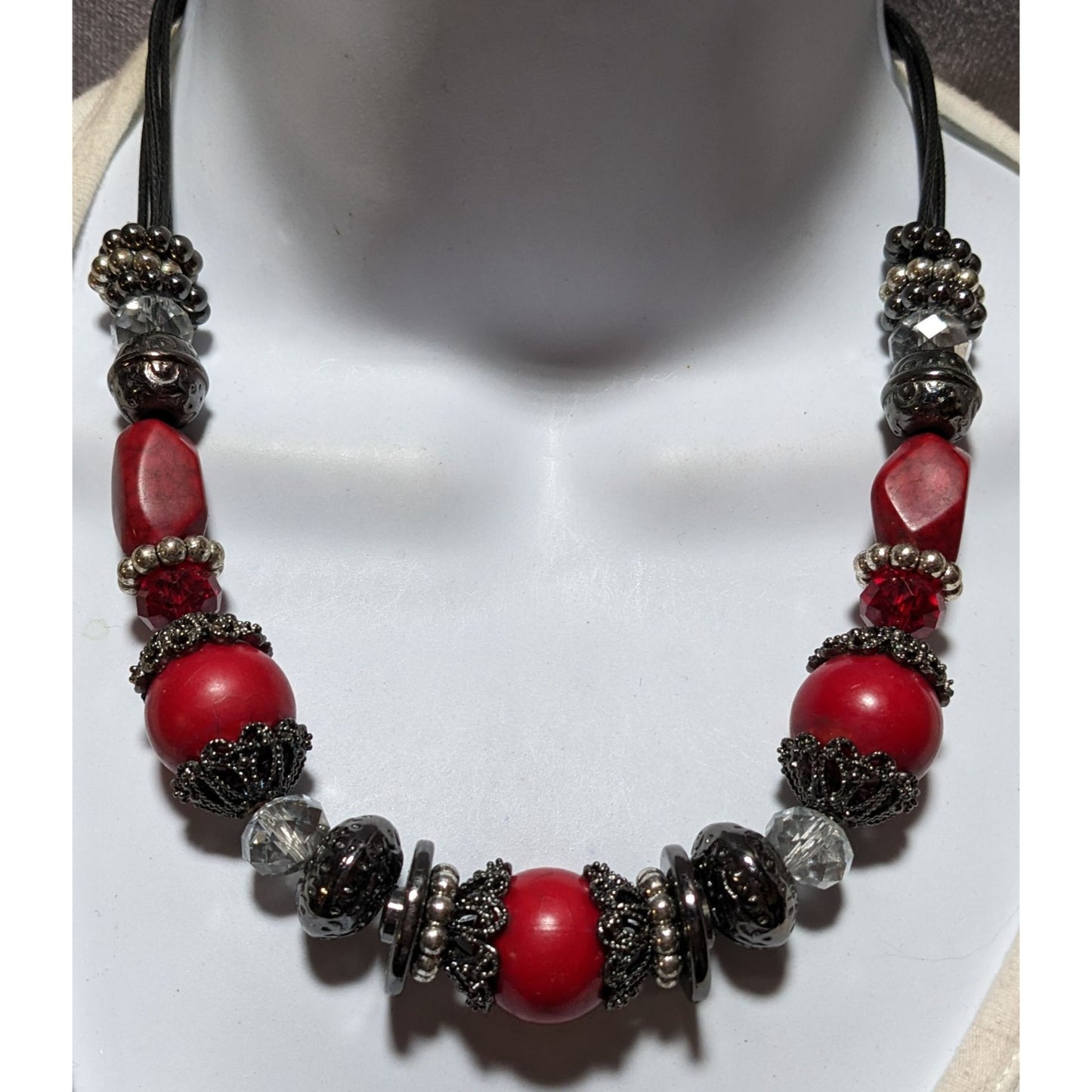 Erica Lyons Gothic Vampire Beaded Necklace