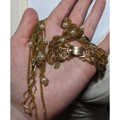 Something Special Gold Glam Multilayer Necklace