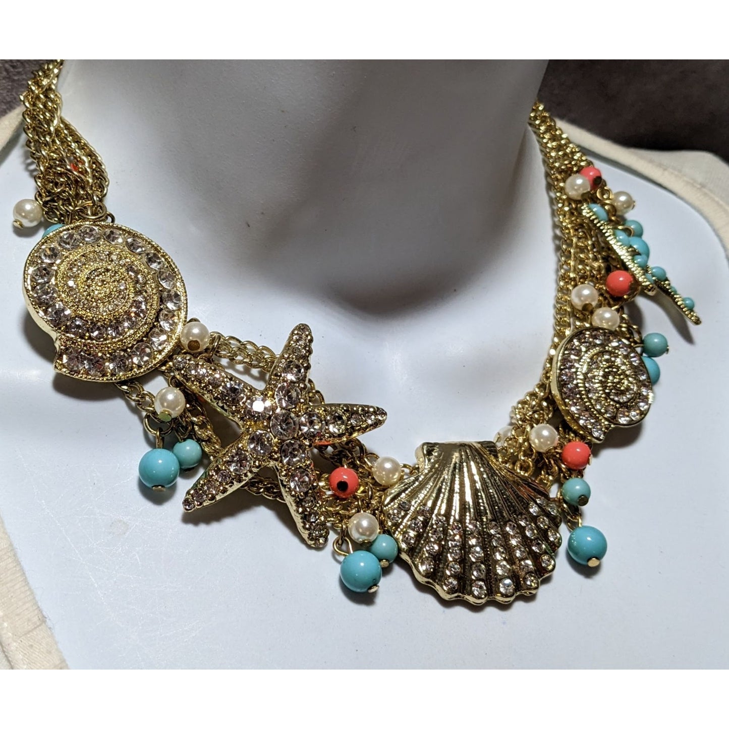 Glam Mermaid Statement Necklace