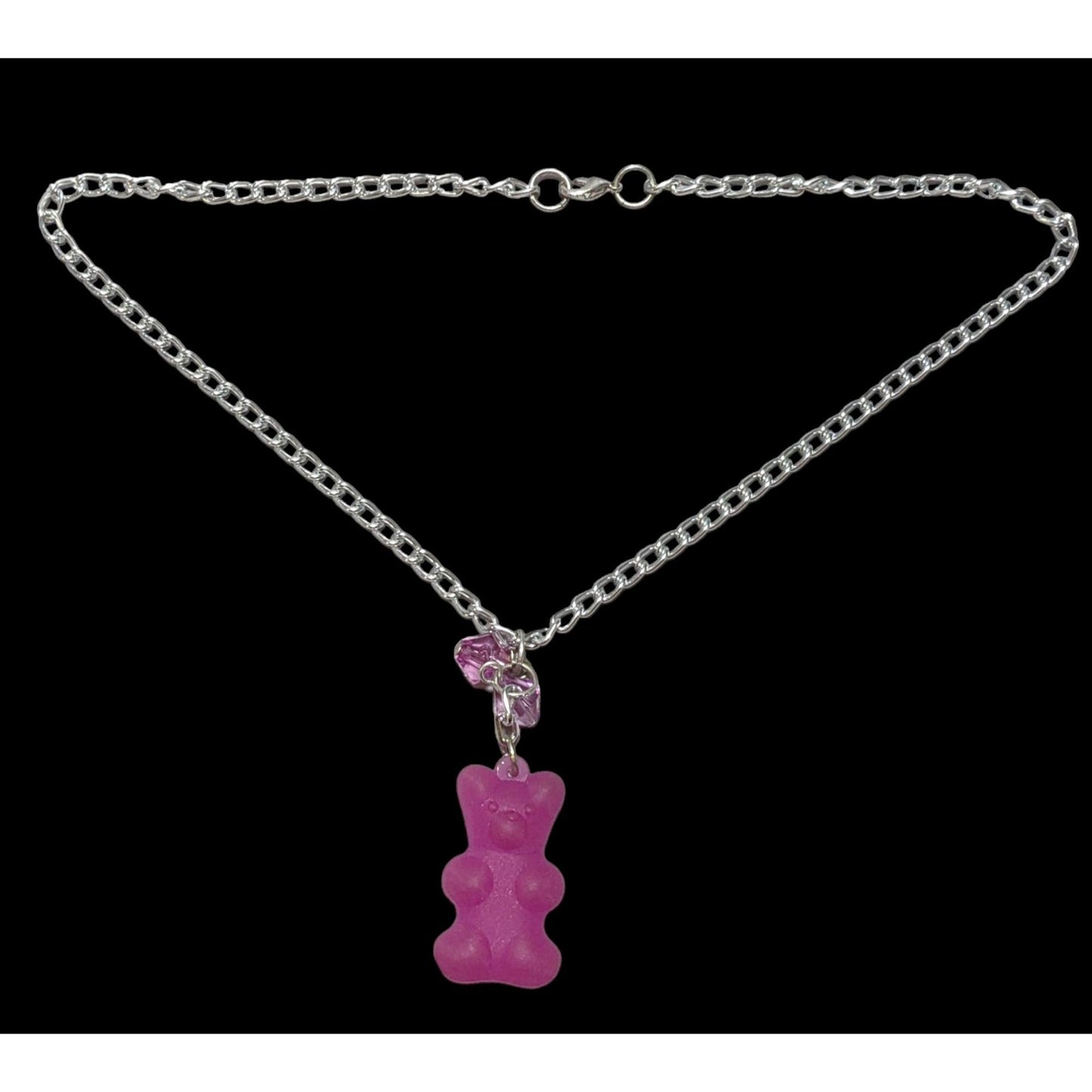 Pink Gummy Bear Necklace