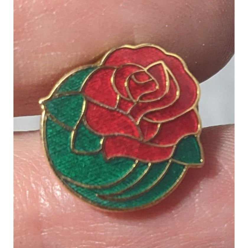 Vintage 80s Tournament Of Roses Enamel Lapel Pin