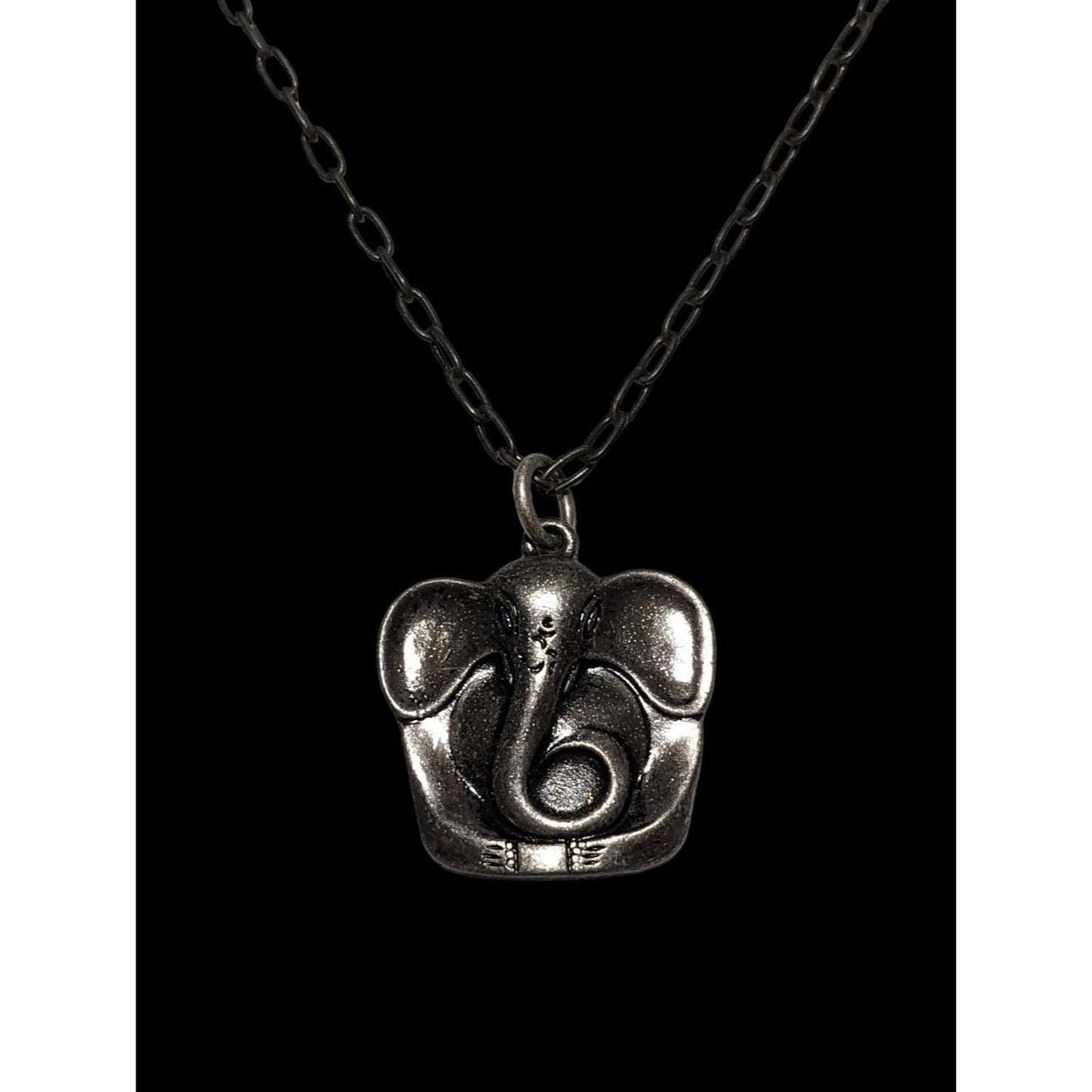 Axcess Liz Claiborne Silver Elephant Necklace