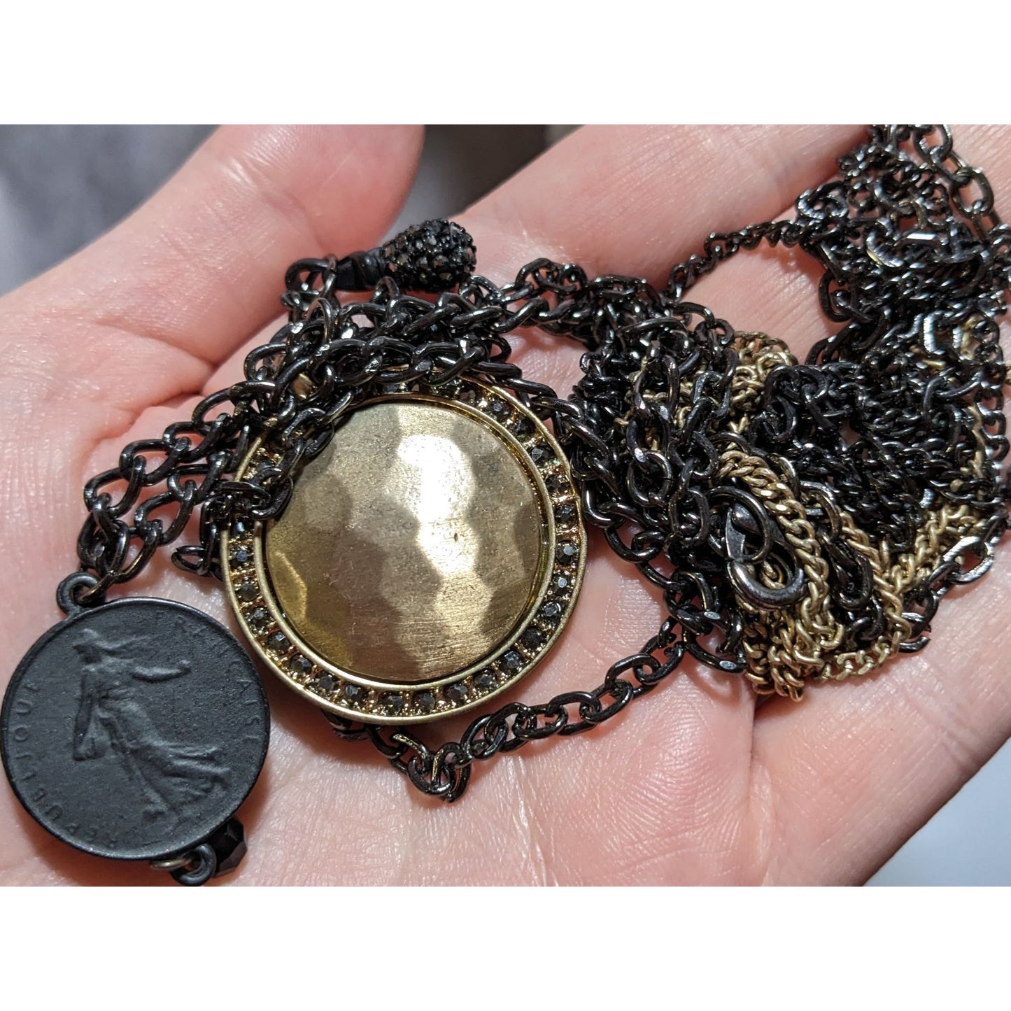 Multilayer Medallion Necklace