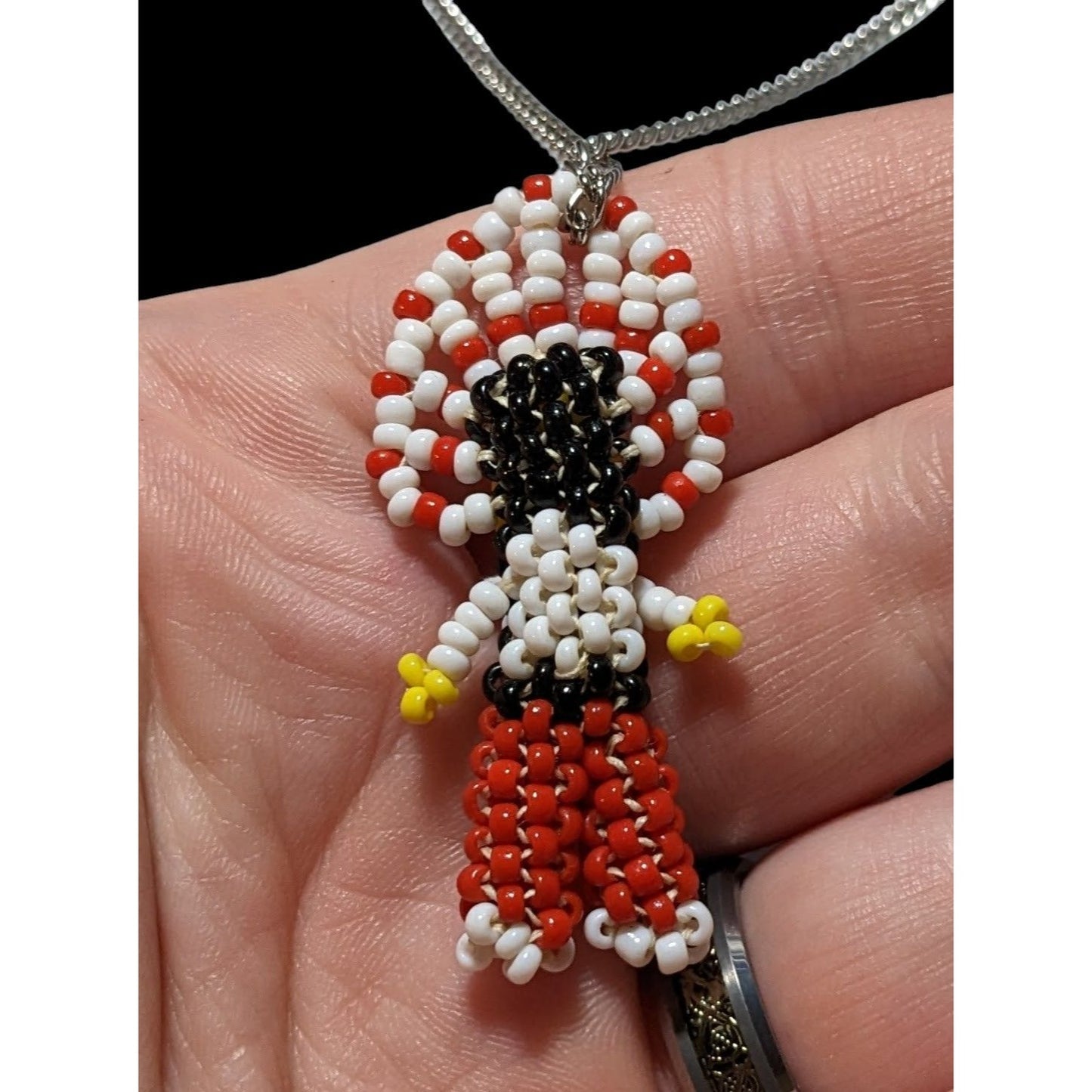 Vintage Southwestern Beaded Doll Necklace