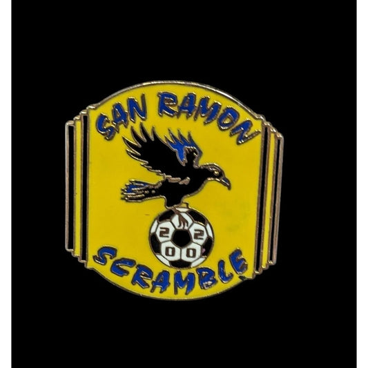 Vintage 2002 San Ramon Scramble Sports Lapel Pin