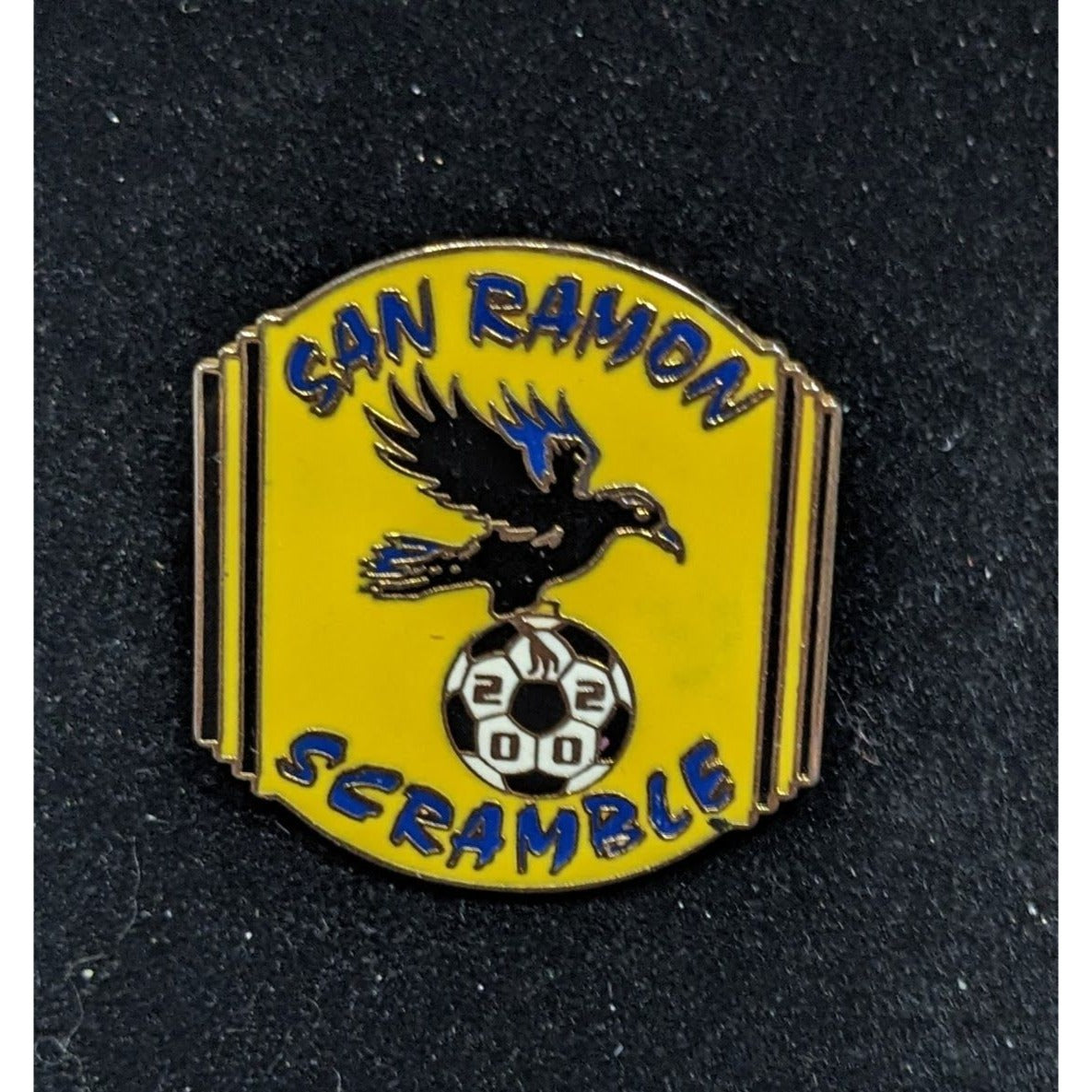 Vintage 2002 San Ramon Scramble Sports Lapel Pin