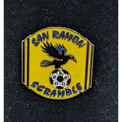 Vintage 2002 San Ramon Scramble Sports Lapel Pin
