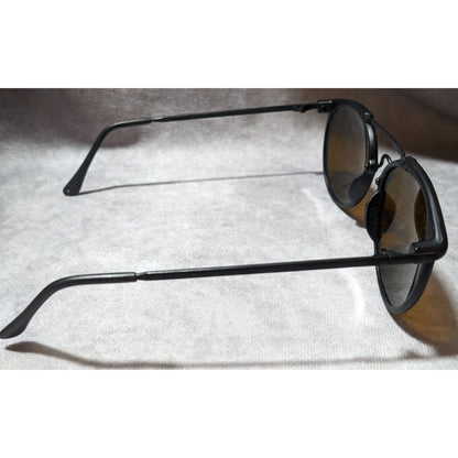 Eagle Eyes Vintage 90s Black Aviator Sunglasses