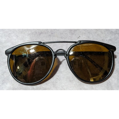 Eagle Eyes Vintage 90s Black Aviator Sunglasses