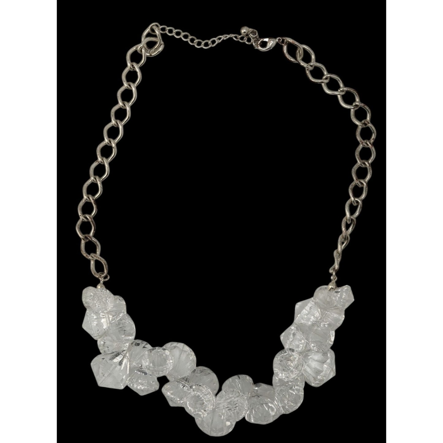 Chunky Iced-Out Statement Necklace