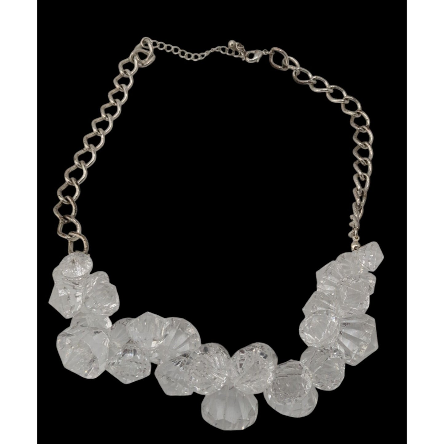 Chunky Iced-Out Statement Necklace
